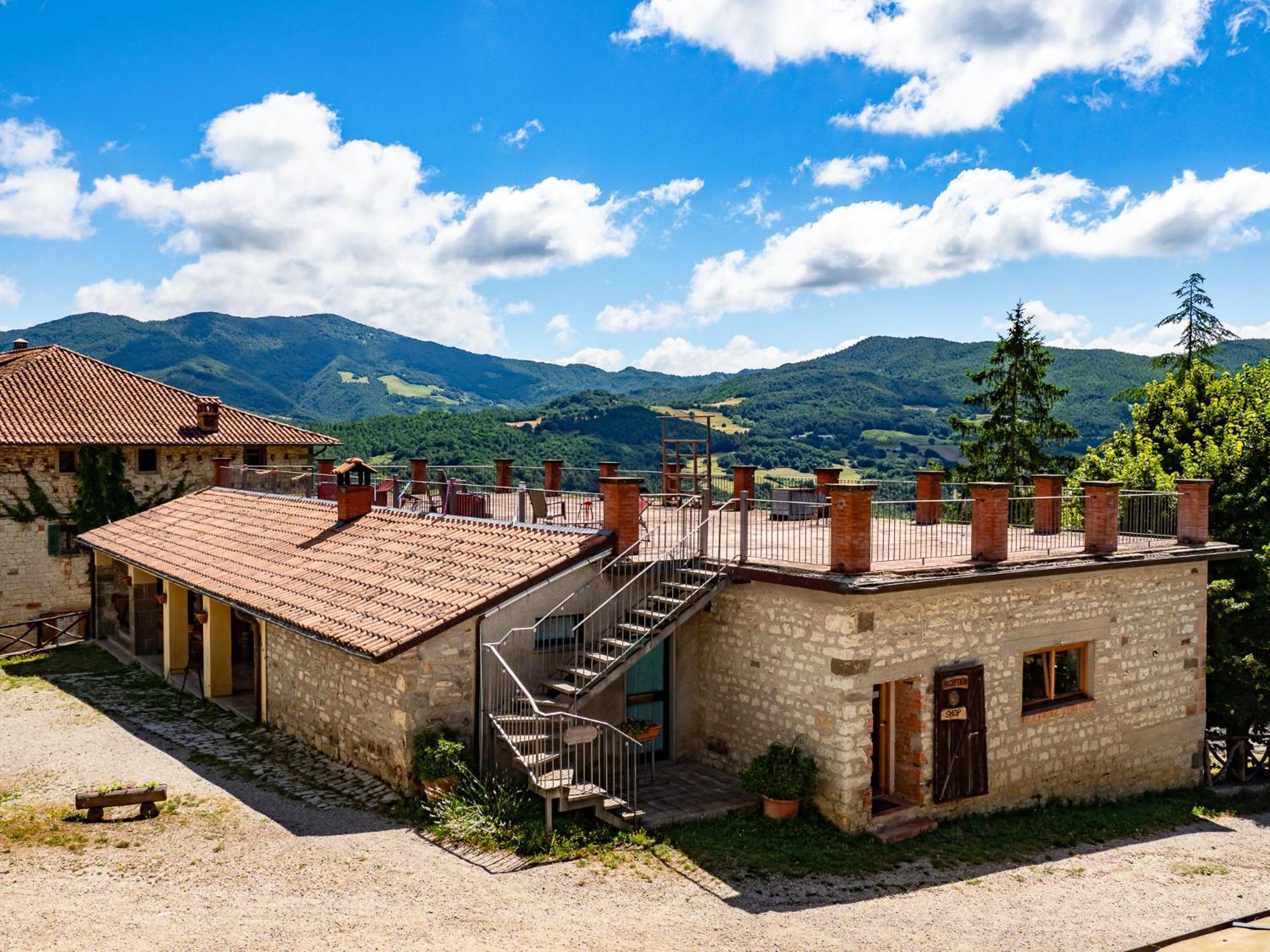 Agriturismo Villaggio Eden Pieve Santo Stefano Bagian luar foto